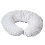 Silver Star Donut Nursing Pillow Silver