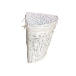 Versailles White Corner Basket White