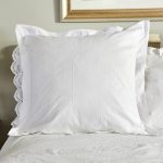Dorma Alice Oxford Continental Pillowcase White