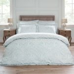 Dorma Winchester Jacquard Duck Egg Duvet Cover Duck Egg