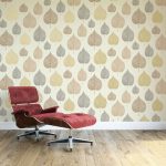 One Leaf Russet Wallpaper Brown