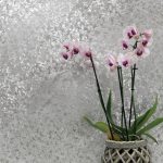 Velvet Crush Foil Silver Wallpaper Silver