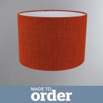 Made To Order 30cm Drum Shade Linoso Cayenne