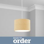 Made To Order 25cm Drum Shade Linoso Buff