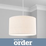 Made To Order 40cm Drum Shade Linoso Natural