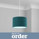Made To Order 25cm Drum Shade Linoso Jade