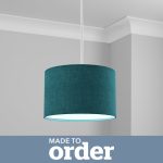 Made To Order 30cm Drum Shade Linoso Jade