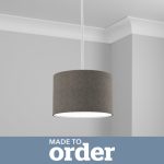 Made To Order 25cm Drum Shade Linoso Steel