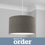 Made To Order 40cm Drum Shade Linoso Steel