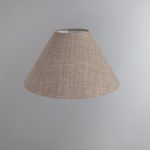 Made To Order 40cm Tapered Shade Linoso Taupe