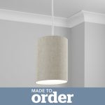 Made To Order 21cm Cylinder Shade Linoso Dove