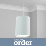 Made To Order 21cm Cylinder Shade Linoso Duck Egg