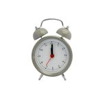 Traditional Grey Alarm Clock Grey