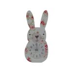 Katy Rabbit Clock Pink