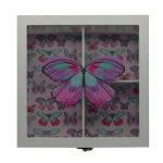 Butterfly Trinket Box MultiColoured
