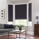 Montreal Charcoal Blackout Roller Blind Charcoal