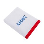 Ahoy White Hand Towel White