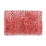 Textured Blush Bath Mat Pink