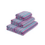 Stripes Fuchsia Towel Fuchsia