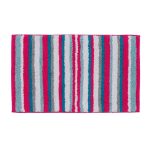Stripes Fuchsia Bath Mat Fuchsia