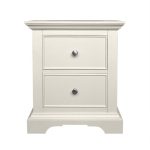 Charlotte Bedside Table White