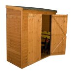 6ft x 3ft Winchester Wooden Overlap Storage Shed Brown