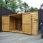 4ft x 6ft Winchester Wooden Overlap Bike Store Natural