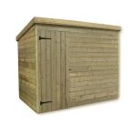5ft x 7ft Empire Front Left Door Wooden Shed Natural