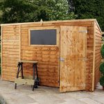 6ft x 10ft Winchester Wooden Overlap Shed Brown