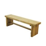 Large Double Sleeper Bench Natural