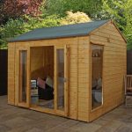 8ft x 10ftWinchester Vermont Wooden Summerhouse Natural