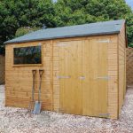 10ft x 12ft Winchester Wooden Reverse Shiplap Shed Natural
