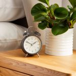 Jones Charcoal Twin Bell Alarm Clock Charcoal