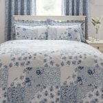 Kirstie Blue Reversible Duvet Cover and Pillowcase Set Blue