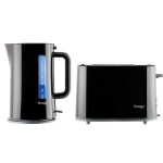 Prestige Eco Kettle and Toaster Set Black