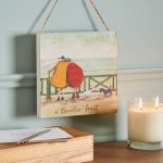 Sam Toft Couple at The Beach Wooden Block Multi Coloured