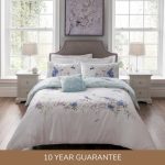 Dorma Emalia White 100% Cotton Reversible Duvet Cover White