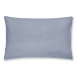 Cotton Rich Sateen Denim Housewife Pillowcase Pair Denim