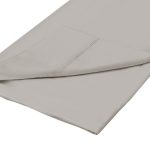 Cotton Rich Sateen Silver Flat Sheet Silver