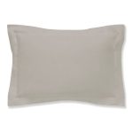 Cotton Rich Sateen Silver Oxford Pillowcase Silver