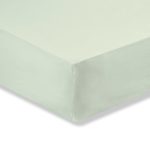 Cotton Rich Sateen Seafoam 25cm Fitted Sheet Seafoam