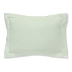 Cotton Rich Sateen Seafoam Oxford Pillowcase Seafoam