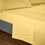 Fogarty Soft Touch Lemon Flat Sheet Lemon