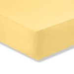 Fogarty Soft Touch Lemon 28cm Fitted Sheet Lemon