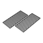 Outdoor Chef D Line Set of 2 Cast Iron Barbecue Grids Black