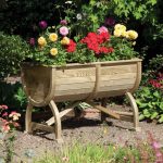Barrel Planter Beige