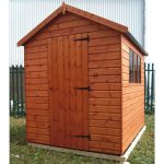 6ft x 12ft TGB Superior Apex Shed Brown