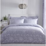 Cornflower Jacquard Blue Duvet Cover and Pillowcase Set Heather