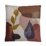 Modern Fruits Pear Cushion Multi Coloured