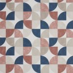 Bergen Spiral Terracotta Fabric Terracotta